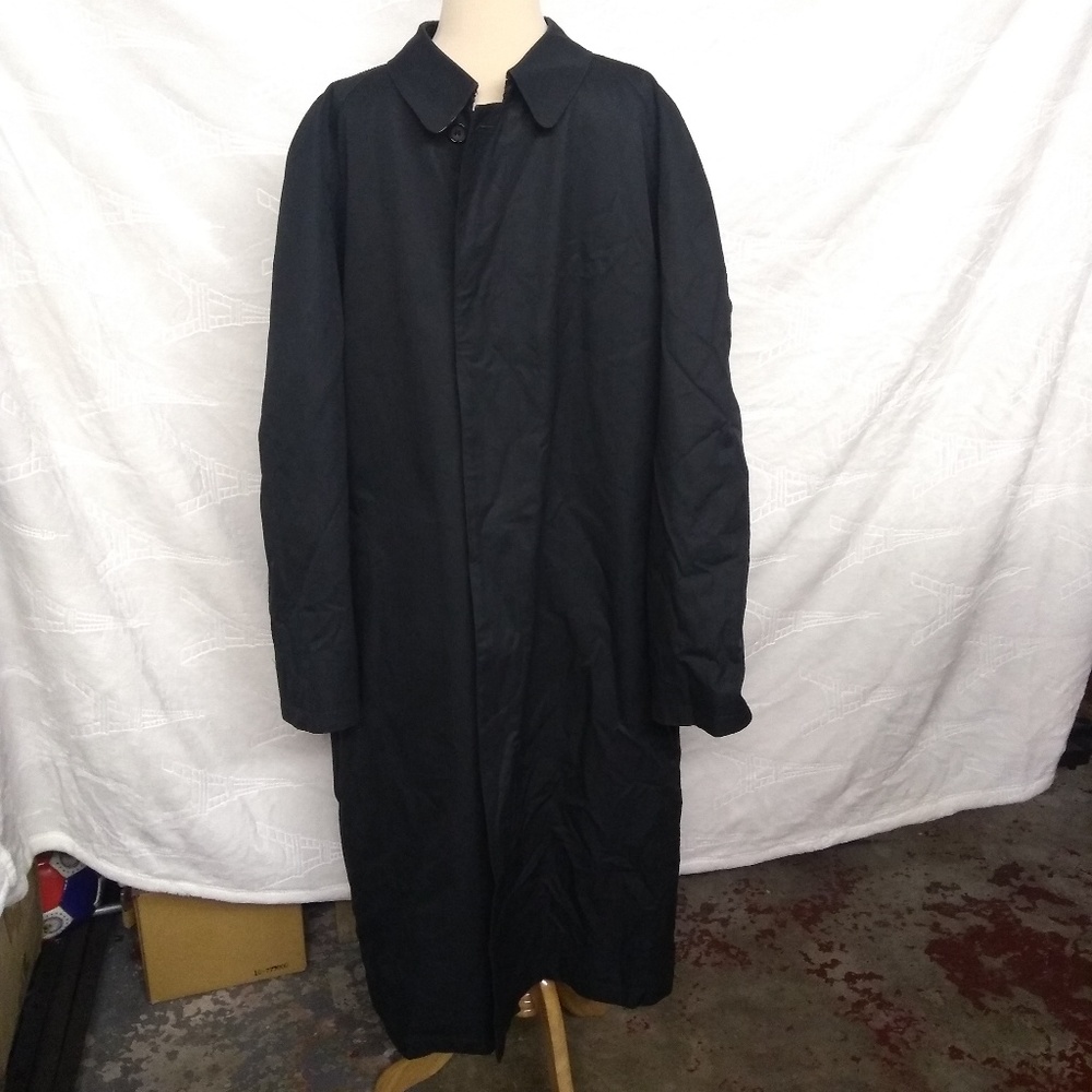 Burberry London Black Cotton Trench Coat